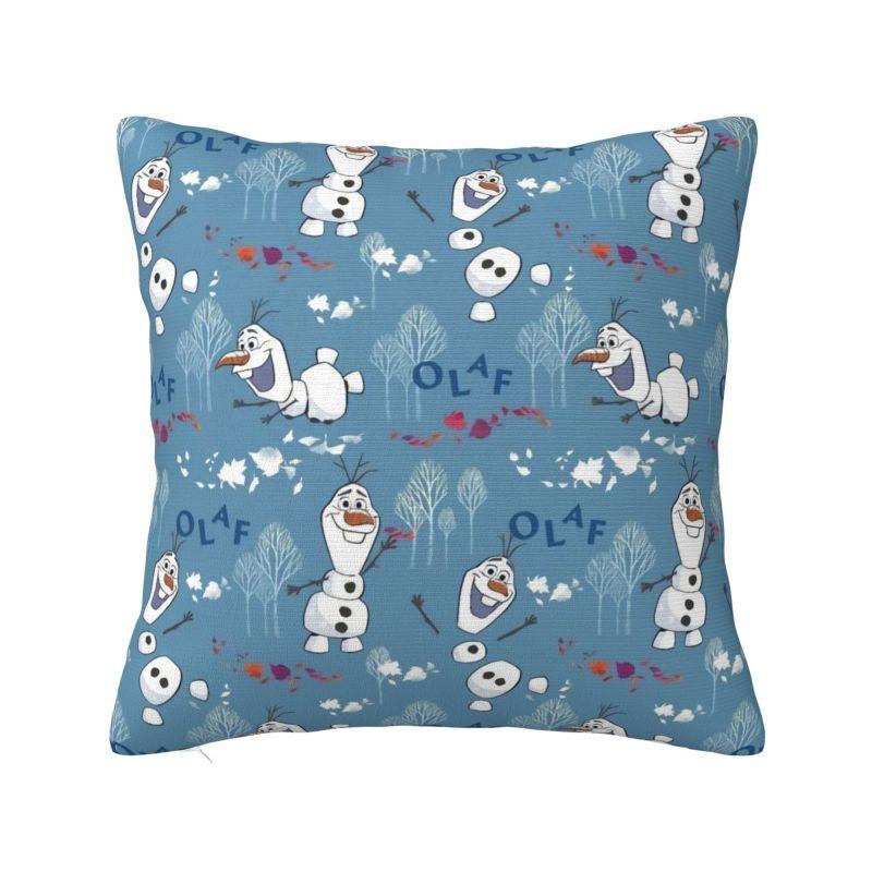 Custom Frozen Olaf Elsa Manga Pillow Case 45x45cm Nordic Cushion Cover Soft Pillowcase