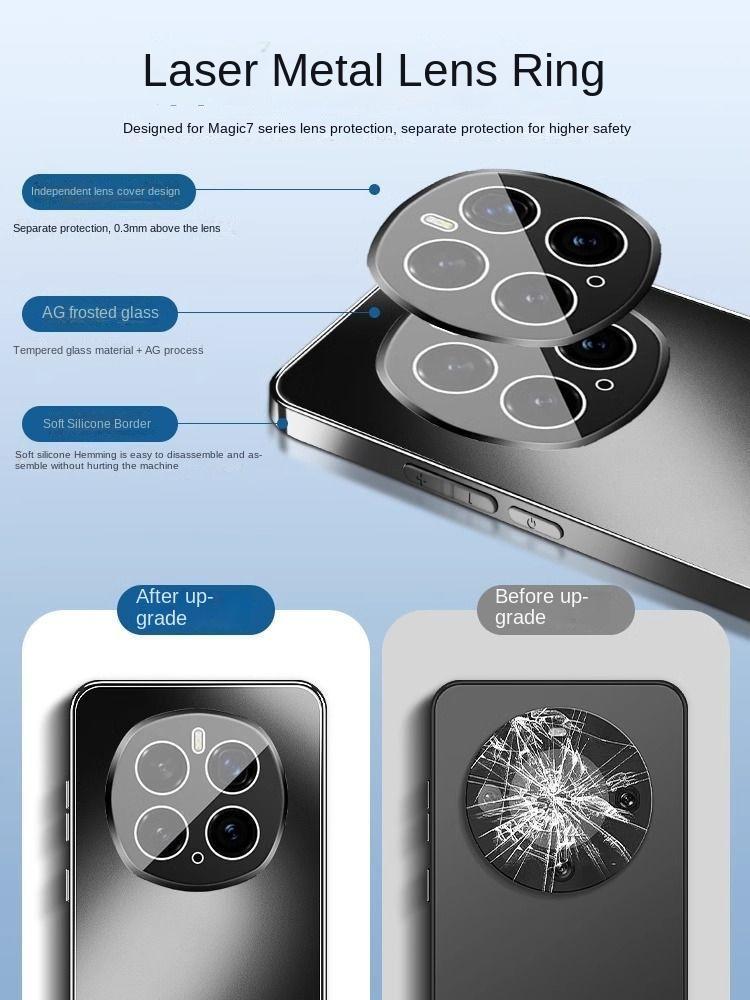 Чехол для Huawei Honor Magic 7 Pro Жесткий AG Матовый Покрытие Защита Камеры Задняя Крышка Чехлы Для Телефона Honor Magic 7 7Pro