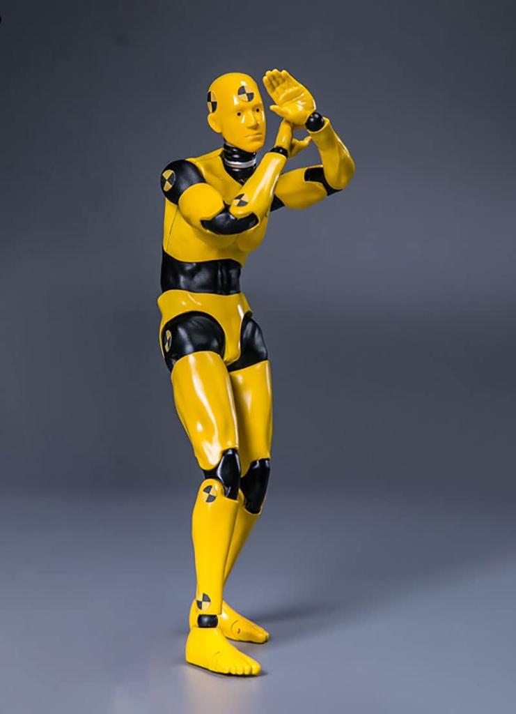 Scale Male Test Man Crash Test Dummy Action Male Figure Doll Test Dummy Action Figure Body Doll Collection 1/12 Figure, 6-Inch Toy,