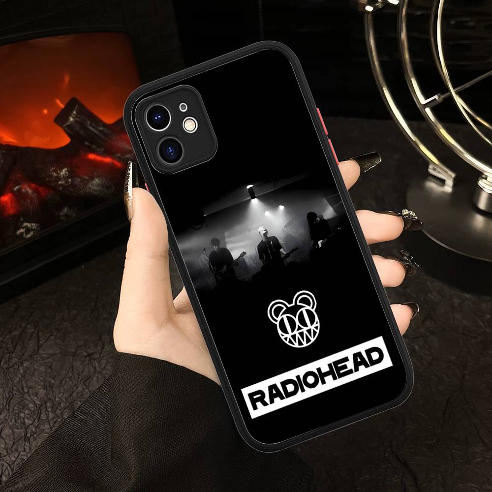 Чехол для телефона Rock-группы Radiohead для iPhone 15 14 13 12 11 Pro Max X XS MAX Plus, матовый мягкий задний чехол