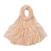 New Arrival Crinkle Rayon Hijab Women Muslim Scarf Headscarf Size Wraps Big Foulard Shawls Plai Z1D6
