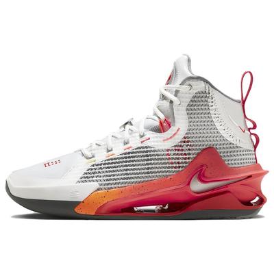 Кроссовки Air Zoom GT Jump Yi Jianlian Forged in Fire Unisex Pure-Platinum Metallic-Silver-Summit-White-Anthracite-Comet-Red FJ7061-001