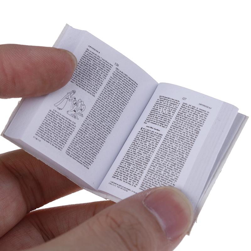 Mini Holy Bible Keychain Religious Christian Jesus Cross Key Chain Keyring