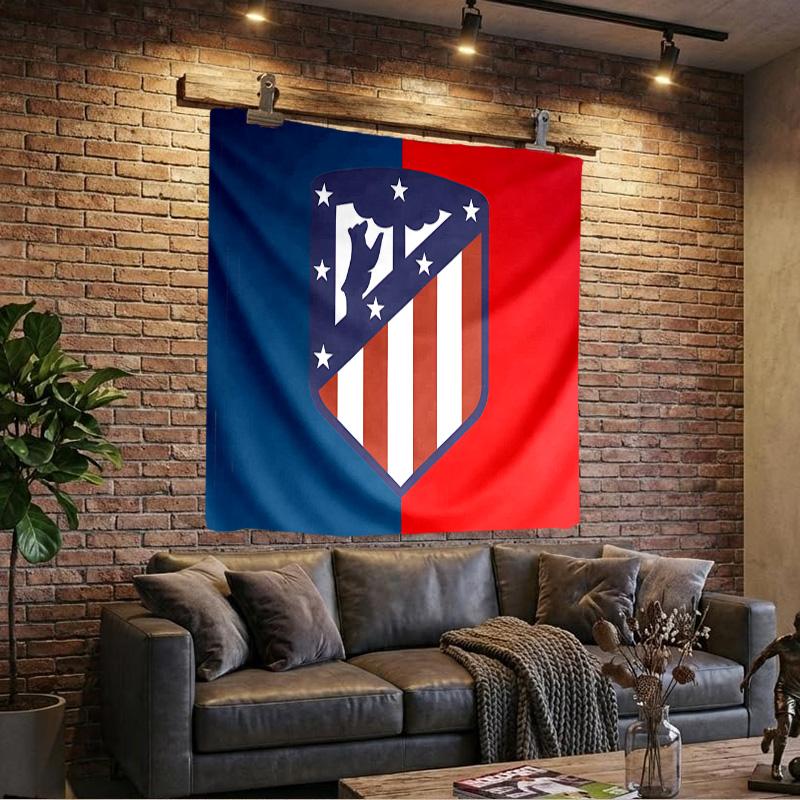 1PC Club Atletico Mineiro Crest Tapestry, Unique Design Tapestry, Wall Decor for Bedroom,Livingroom, Playroom,Heartwarming Fan Holiday Gifts