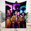 Dance Party Fashion Show Blanket Warmthful Decor Great for Livingroom Couch Bedding for All Seasons Modern Gifts For Family Or Friends