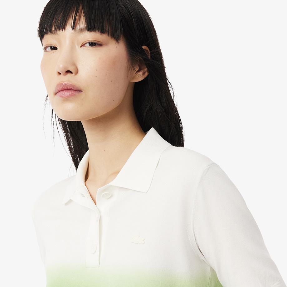 Lacoste Женский градиентный свитер-поло AF9279-55GQBI