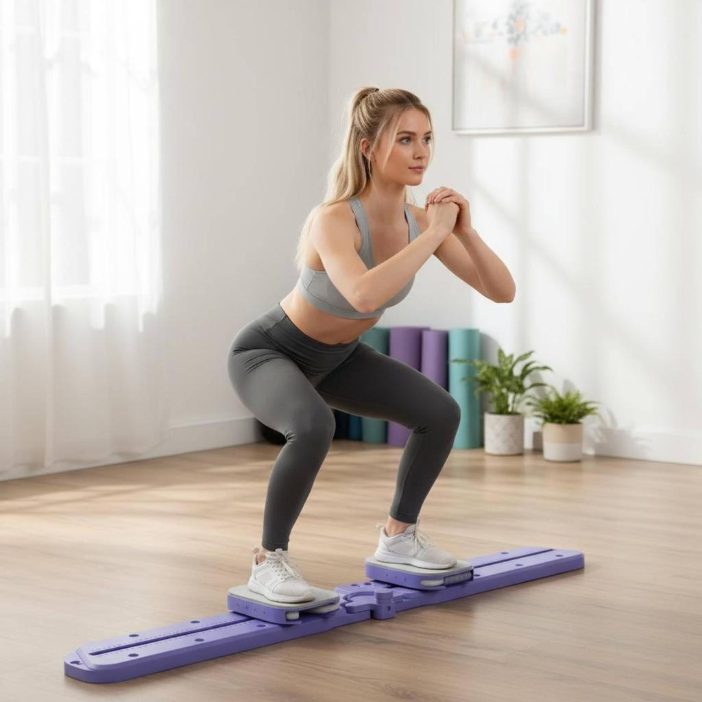 Women Leg Trainer Multifunctional Foldable Exercise Machine Gym Home Folding