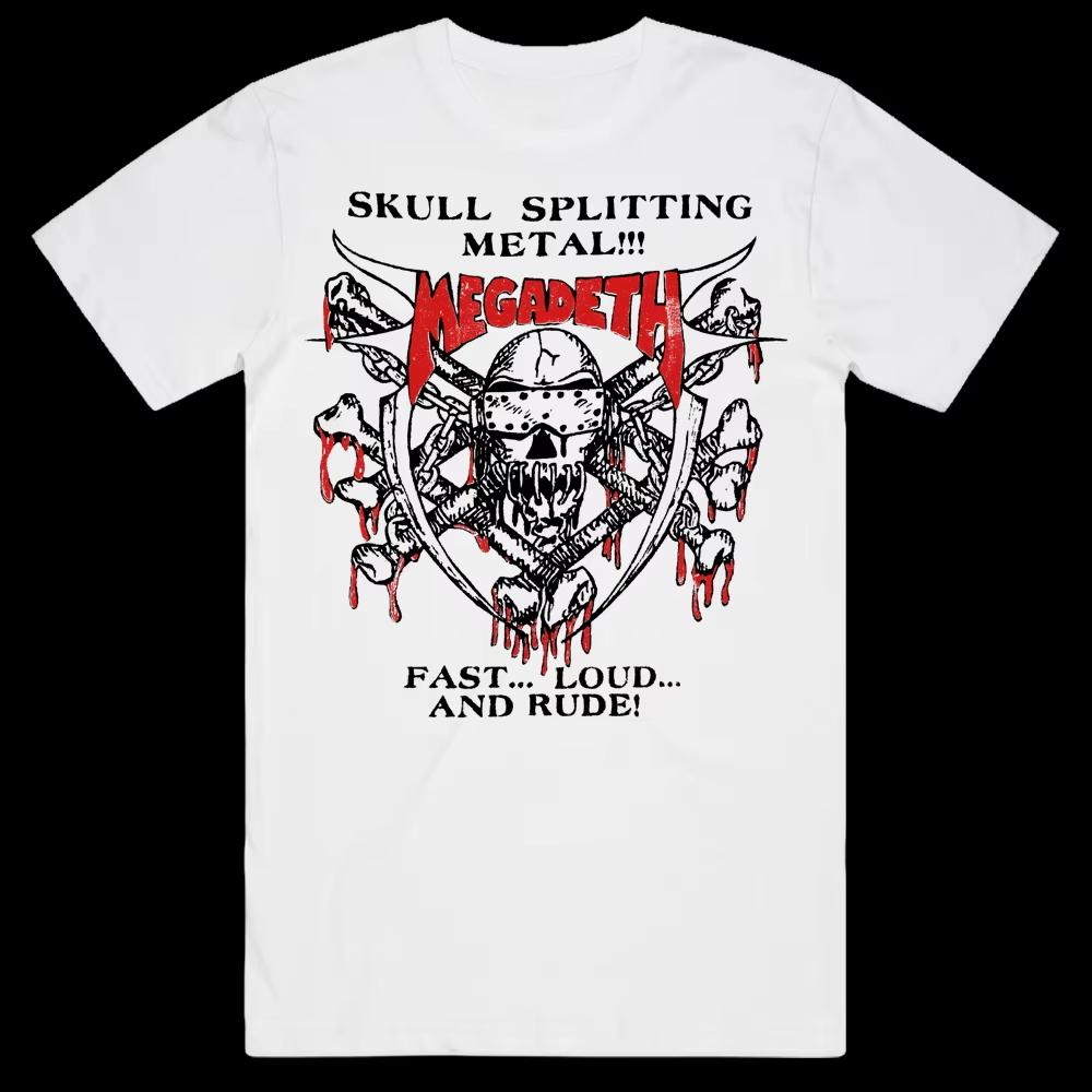 Megadeth New Album Tour 2026 Graphic Cotton Unisex Shirt Summer Oneck Unisexs Y2k Hip Hop Style Short Sleeve Tshirt Fan Gift