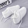 Women Sneakers  Fashion Breathble Vulcanized Shoes Pu Leather Platform Shoes White Lace Up Casual Shoes  Mujer