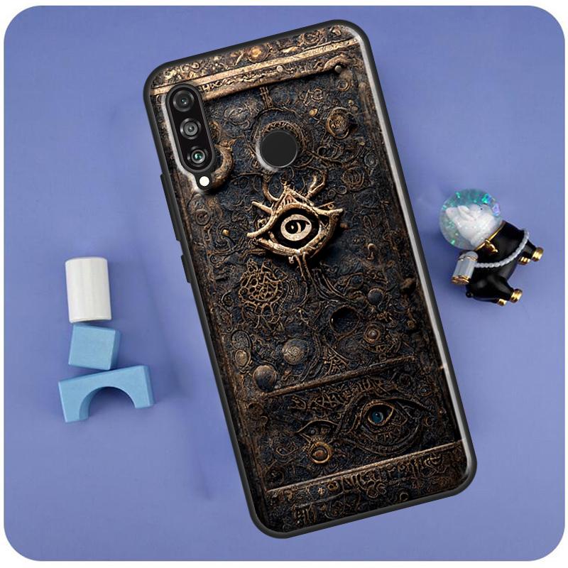 Книга Мертвых Чехол для Huawei Nova Y70 Y91 Y90 Y60 Y61 Y72 Y73 3i 7i 8i 11i 12i 9 10 SE P20 P30 P40 Lite