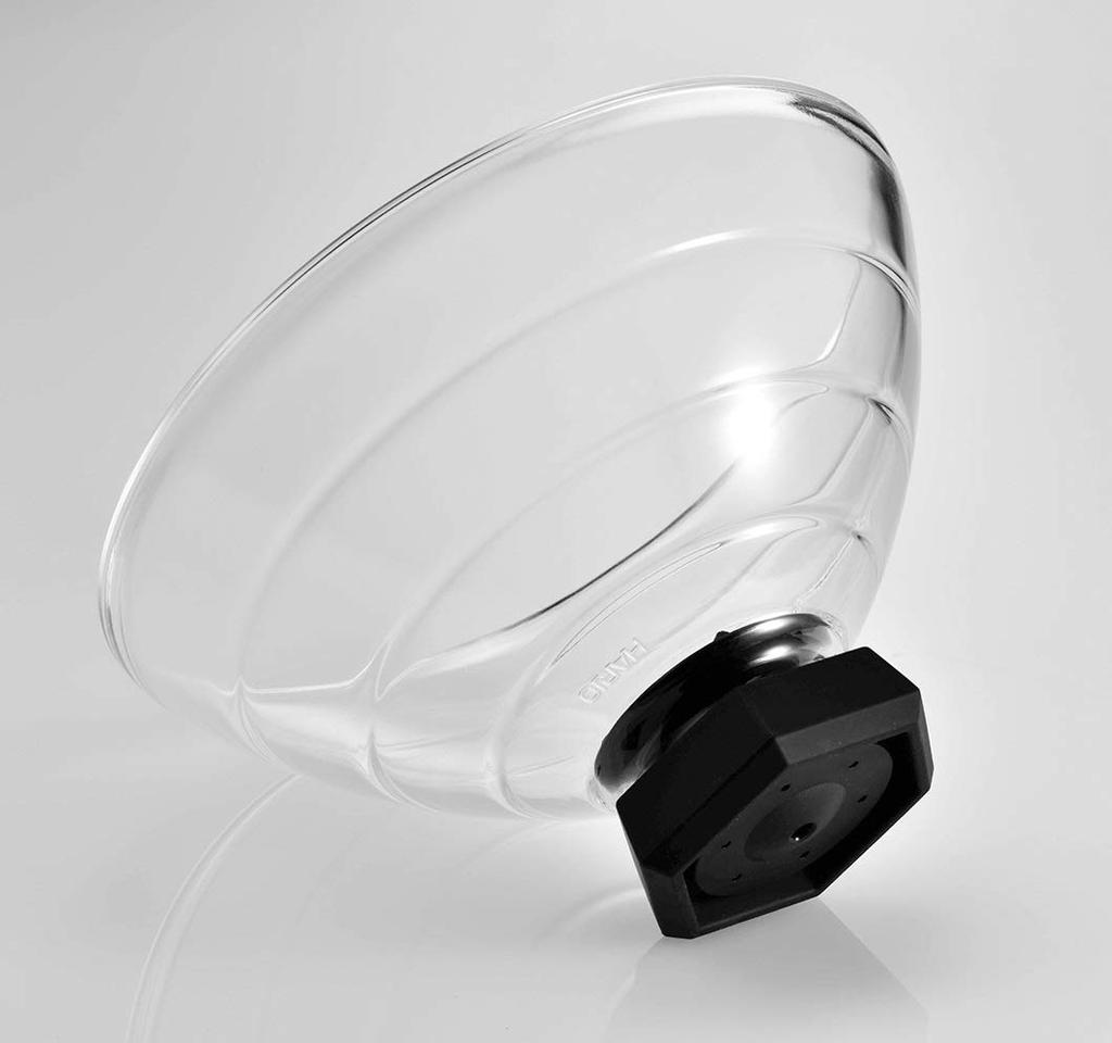 Рисоварка HARIO со стеклянной крышкой GNR-200-B 2-3