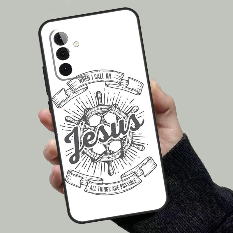 Христианская вера Иисус Чехол Для Samsung Galaxy A14 A24 A34 A54 A72 A52 A32 A22 A12 A51 A71 A33 A23 A13 A53 Чехол