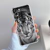 Wolf Dog Cat Bird Lion Tiger Animal Clear Case For Samsung Galaxy S22 S20 FE S21 S10 S9 Plus Note 20 Ultra 10 Lite Phone Shell