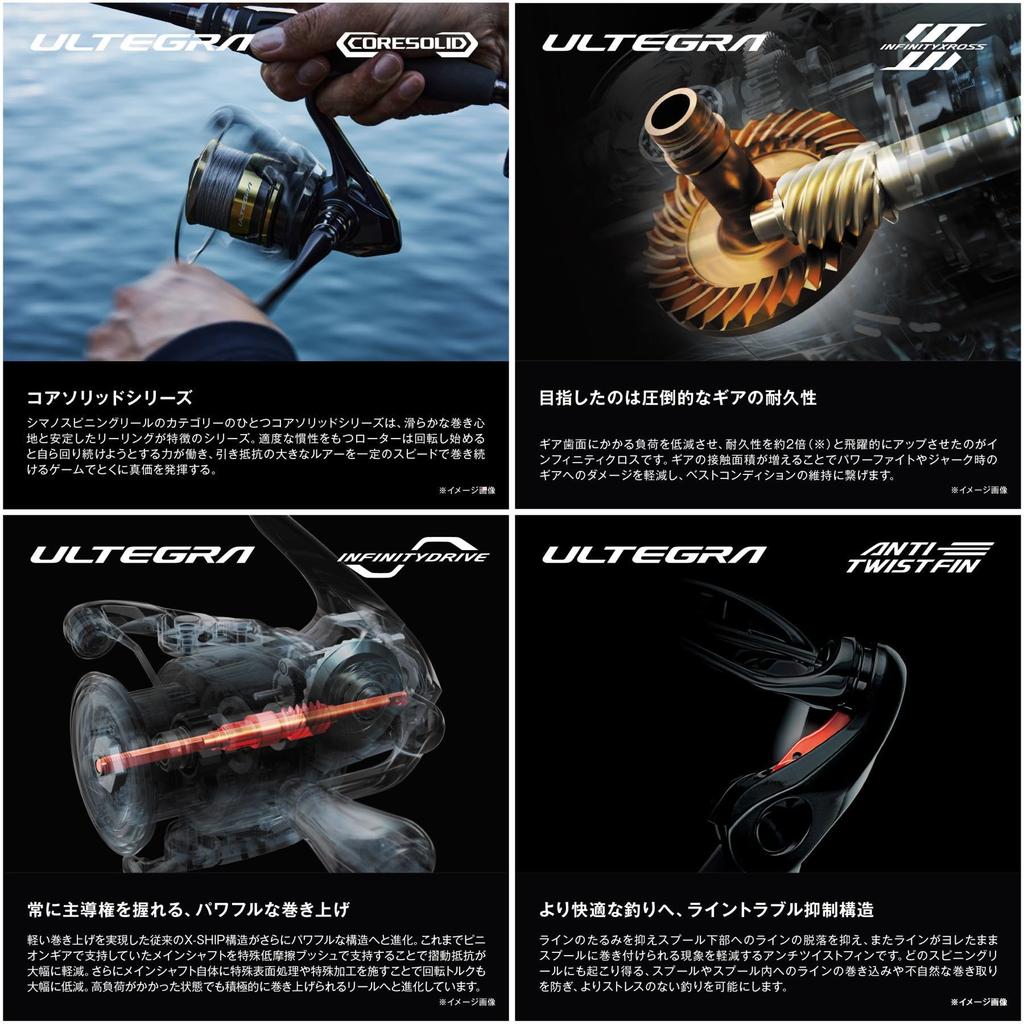 Безынерционная катушка Shimano 25 Ultegra C2000S