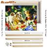 RUOPOTY Picture By Numbers Dog Animal DIY Frame On Canvas Acrylic HandPainted Wall Art Painting Cat For Living Room