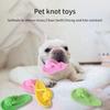 Забавная игрушка для жевания собак, хлопковые тапочки, веревочная игрушка для маленьких и больших собак, дрессировка зубов, моляры, интерактивная игрушка для собак, аксессуары для собак