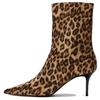 Fashion Trend Ankle Boots Women Boots Leopard 12109410195