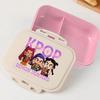 Портативный Офисный Розовый kpop Ланч-бокс Аниме Контейнеры для Хранения Еды для k Pop Школы Пикника Ланч-бокс Офисный Ужин Кейс Подарок
