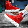 Fashion High Top Red Men's Winter Shoes 2025 Designer Casual Shoes Boots for Men Comfortable Suede Mens Shoes Zapatos De Hombre
