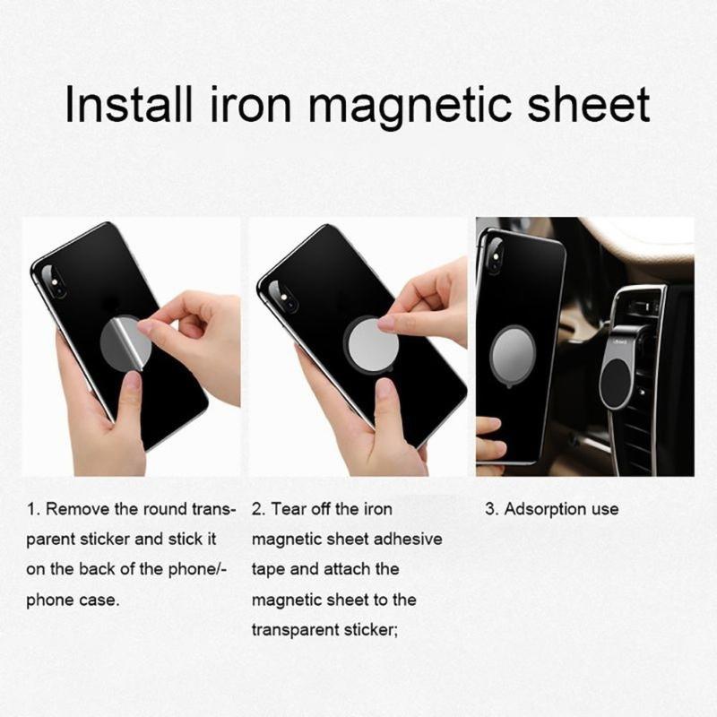 Мини-магнитный автомобильный держатель для телефона Автомобильное крепление для мобильного телефона Магнитный автомобильный держатель для GPS-навигатора