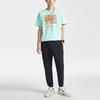 Li Ning X Disney Вязаные спортивные штаны мужские черные с умеренной манжетой AKLR189-1