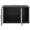 Cat House Black 85 x 55 x 50 cm Engineered Wood