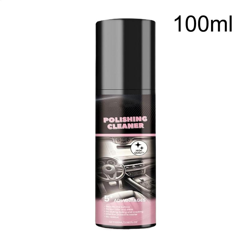 Полироль для салона автомобиля Детейлер для салона автомобиля Спрей для чистки автомобиля Долговечный блеск внутри автомобиля Спрей для детализации автомобиля