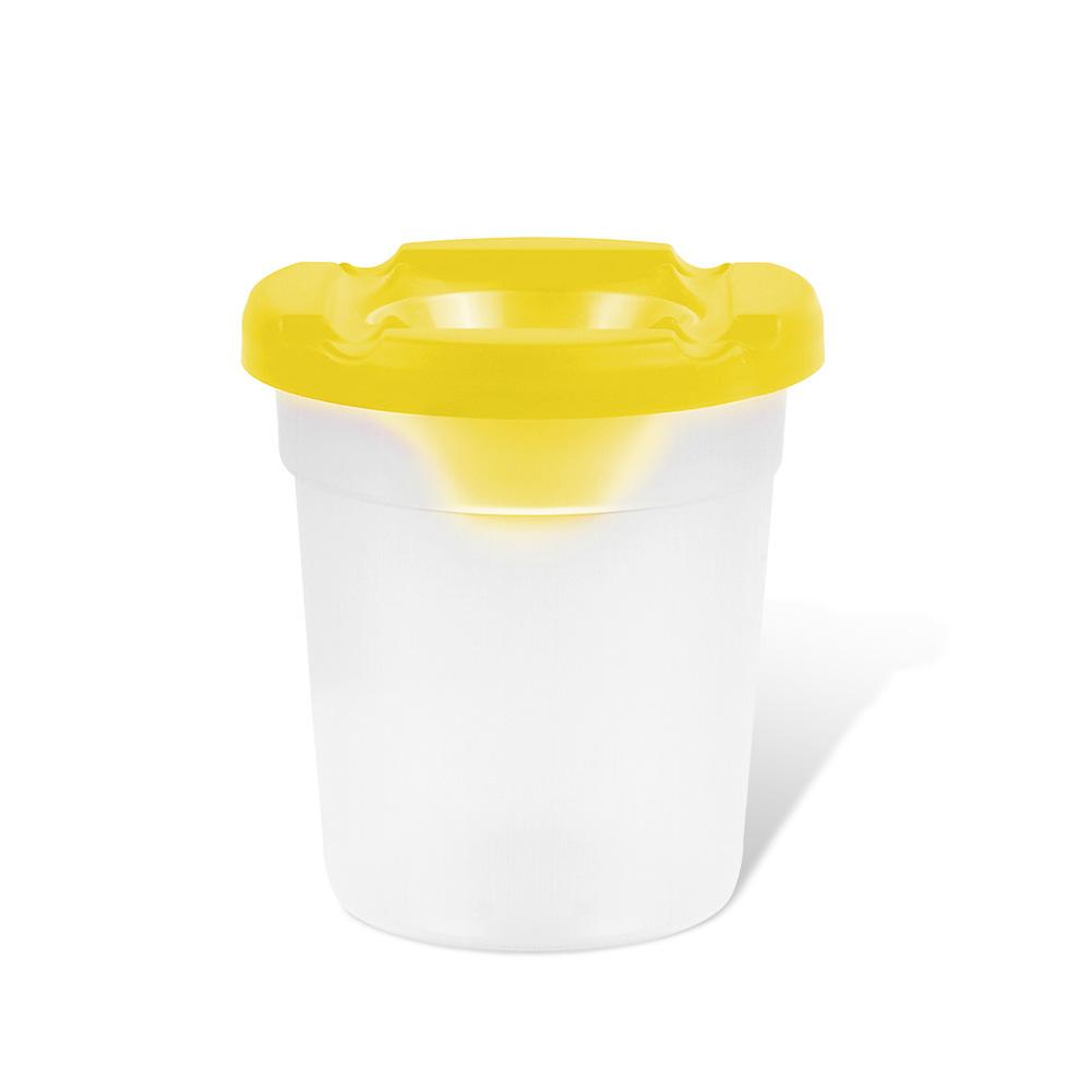 Kids Plastic Paint Cup Portable Colorful Toddler Art Craft Wash Container for Brush Cleaning Children's Drawing Supplies