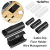 Fastener Desktop Tidy Organizer Cable Clip Data Line Fixer Holder Cable Clamp Wire Management