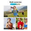 350ml Capacity Foldable Water Bottle Food Grade Silicone Travel Foldable Cup  Mountain Biking