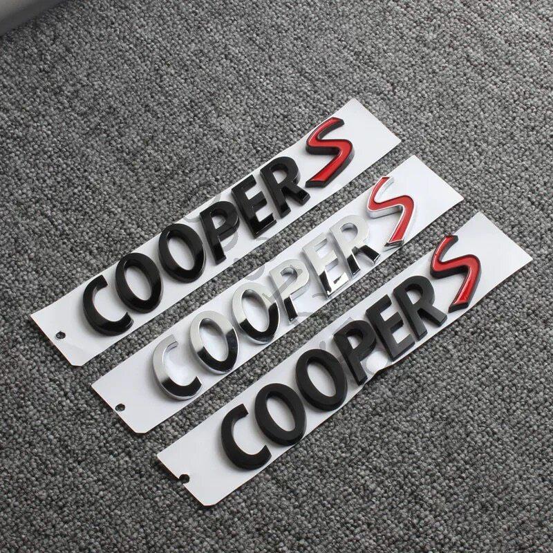 Car Body Rear Trunk Badge Sticker Decoration For MINI R53 R52 R56 R55 R57 R58 R59 R60 F56 F55 F54 F57 F60 COOPER S Accessories zbfhp66
