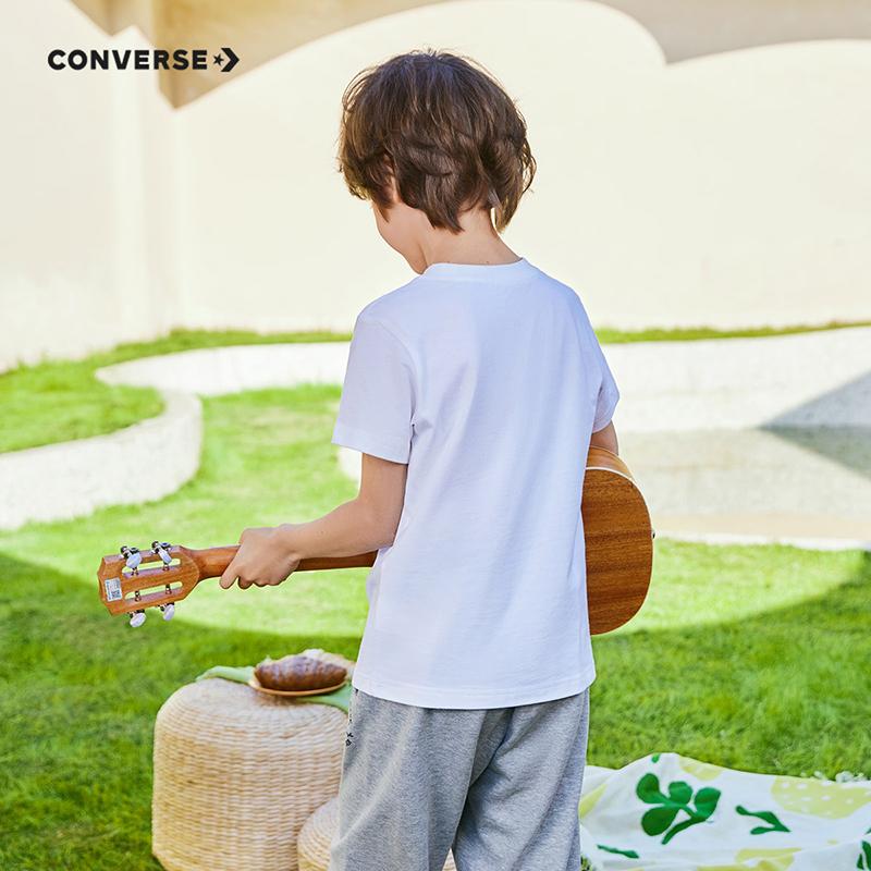 Converse Футболка Белая Подростковая CV2132161