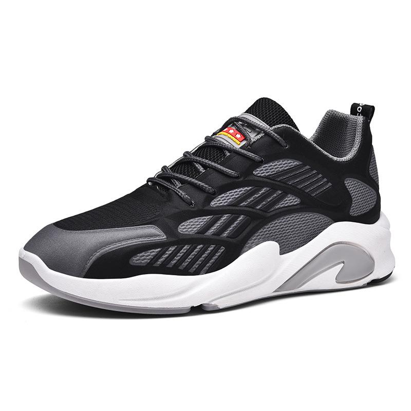 Повседневная уличная обувь Мужские модные кроссовки Дышащие Удобные Беговые Спортивные Кроссовки На шнуровке Платформа Обувь Tenis Masculino