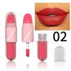 Double Head Matte Lipstick Lip Gloss Red Lipstick Waterproof Long Lasting For Halloween Masquerade COSPLAY Party Makeup Valentine's Day Gifts
