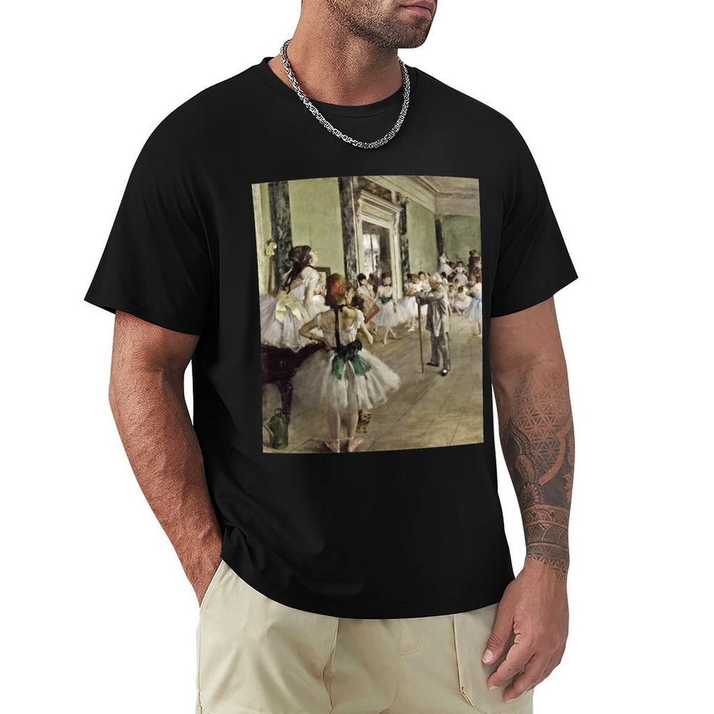Edgar Degas The Ballet Class (1871 1874) TShirt High Elasticity Sports TShirt