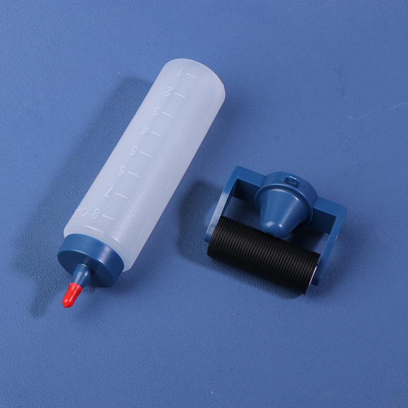 Деревянный клей Роликовая бутылка Контейнер для клея Диспенсер Клей для дерева Нанесение Инструмент для деревообработки С роликом и крышкой