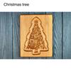 Cookie Stamp 3D Gingerbread Cookie Mold Carved Cookie Mold Baking Mold Wooden Cookie Mold