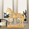 Fortune Horse Ornaments: Chinese-Style Home Décor for Successful Beginnings and Entrance Decoration - Perfect As a New Year Gift.