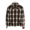 Check Pattern Jacket XS Brown Men's Used