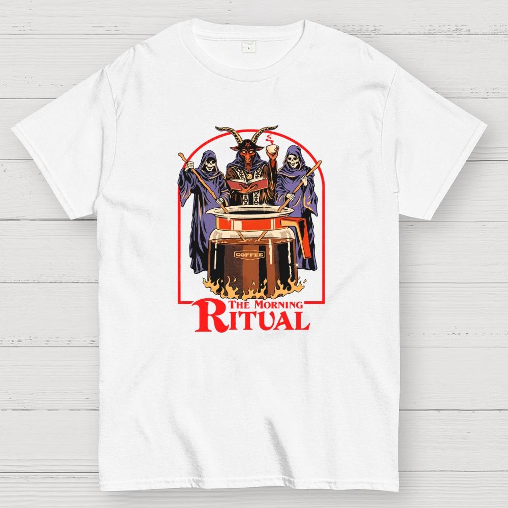 The Morning Ritual – Halloween Cotton Summer Casual Cool Loose T-Shirt