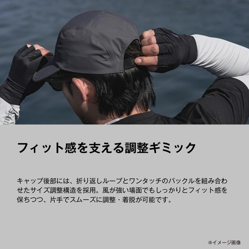 Кепка-водостойкая с козырьком Черная L [Shimano] CA-086Z