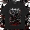 Футболка Black Wings Raven, свободные футболки из молочного волокна, ретро-топы для мужчин, свободная футболка высокого качества, модные уличные топы