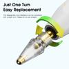 Essager Набор насадок для карандашей из 6 шт. для Apple Pencil 1st 2Nd поколения, сменные наконечники для Apple Pencil 2