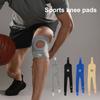 Наколенник с открытой коленной чашечкой, нескользящий, регулируемый, дышащий, для мужчин и женщин, пеший туризм, баскетбол, езда на велосипеде, бег, артрит, поддержка боли, наколенники, накладки на рукава
