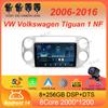 Для VW Volkswagen Tiguan 1 NF 2006-2016 Автомобильное радио Android 14 Carplay 2K Экран Мультимедийный проигрыватель Авторадио Стерео 2din Головное устройство