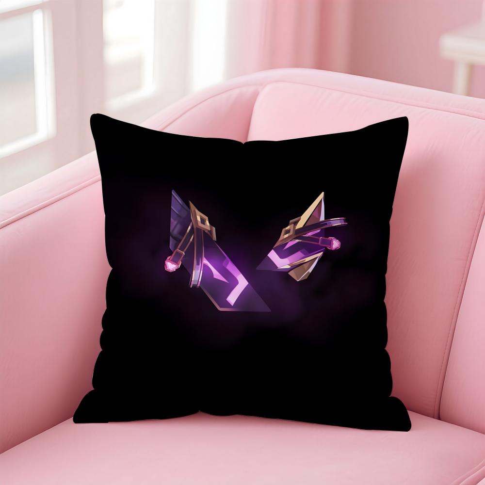 game tactical VVALORANT Cushion Cover Pillow Case Soft Friendly Fabric Concealed Zipper