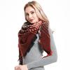 European & American Style All-Polyester Herringbone Shawl, Scarf, & Snood for Spring, Autumn, and Winter.