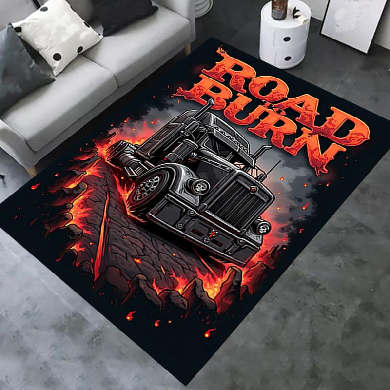 Road to Burn Chair Mat Office Carpet for Home Decor, Sofa Rug, Desk Pad, Gift for Any Room