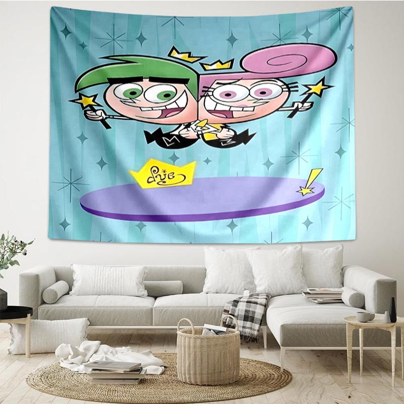 Magical Friendship timmy Adventure Tapestry Hanging for Bedroom,Livingroom, Playroom,Decor Art Room Wall Tapestry Holiday and Birthday Gifts