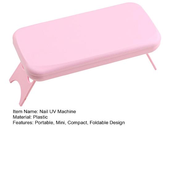 УФ-лампа для ногтей, портативная мини-USB, компактная, складная, простая в использовании светодиодная терапевтическая машина, сушилка для лака для ногтей для путешествий